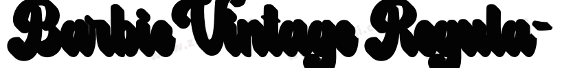 BarbieVintage Regula字体转换